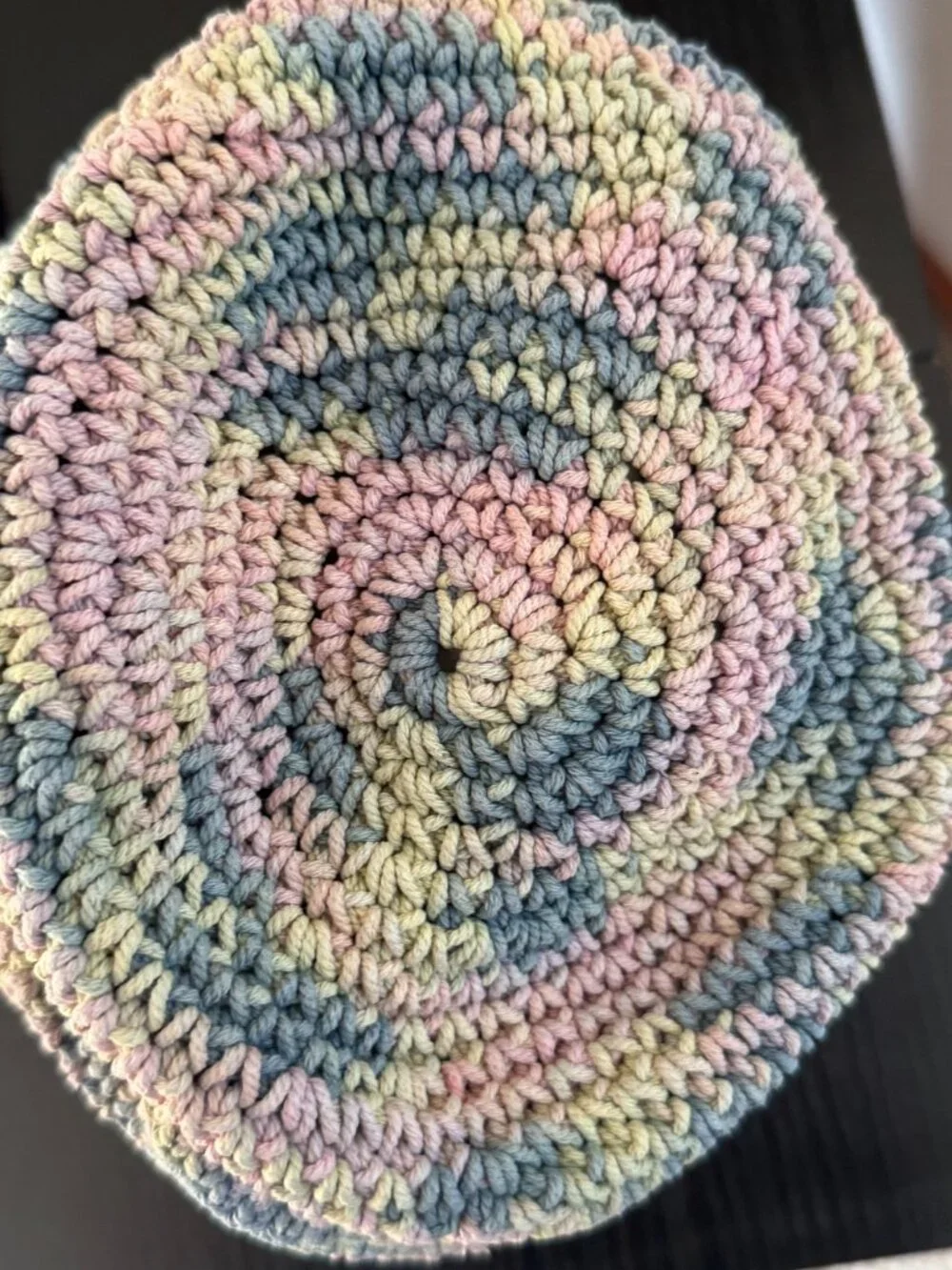 Wild fable Crochet purse shoulder bag boho pastel lined clean